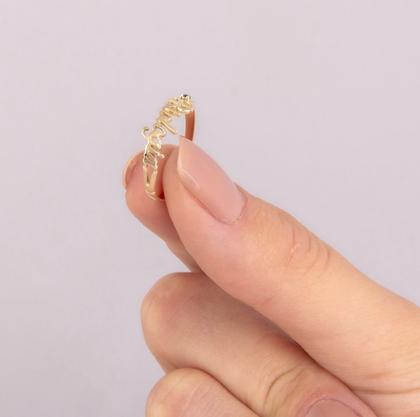 Imagem de Anel Formatura Nomes Cursos Ouro Puro 10k An120