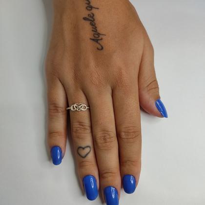 Imagem de Anel Infinito Amor Prata Legítima 925 Bulgaro Pratas