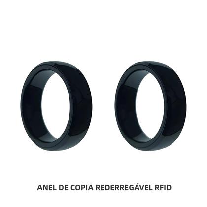 Imagem de Anel Inteligente RFID NFC à Prova d'Água - Chip Duplo 125kHz/13,56MHz