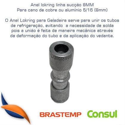 Imagem de Anel Lokring Sucção Geladeira Brastemp Consul 326008340