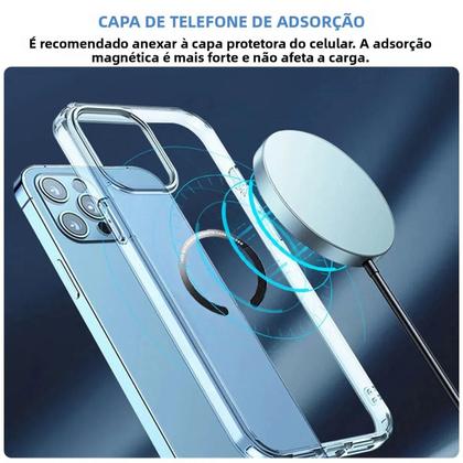 Imagem de Anel Magnético Universal De Metal Para Carregador Sem Fio E Suporte Veicular