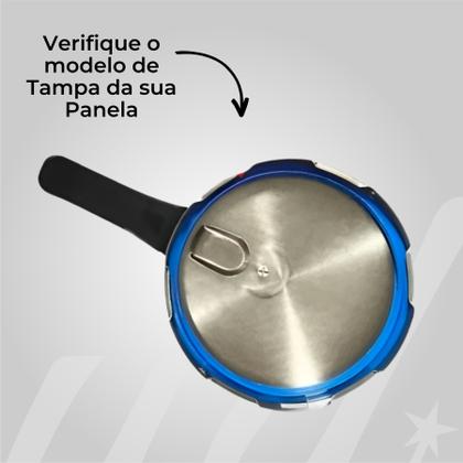 Imagem de Anel Panela Pressão Rochedo Inox 6L Borracha De Vedação Silicone Acessórios de Cozinha