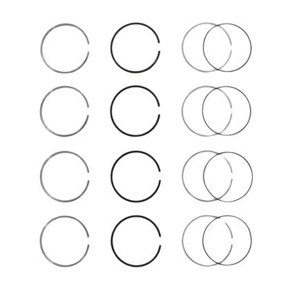 Imagem de Anel Para Pistão 060 (Jg) Jumper 2.8 8V 2000 A 2010 / Ducato 2.8 8V 1999 A 2000 / Boxer 2.8 8V 1999 A 2010 - Asfi28D060