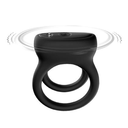 Imagem de Anel Peniano Duplo com Vibrador Recarregável e Estimulador de Clitóris