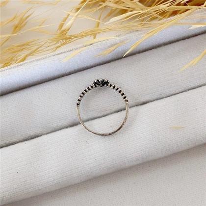 Imagem de Anel prata 925 flor trabalhado