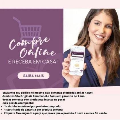 Imagem de Anel rommanel prata 925 grande maxi feminino cravejado pedras zircônias 810298