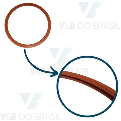 Imagem de Anel Silicone Vedação Autoclave M9 Compatível Dabi