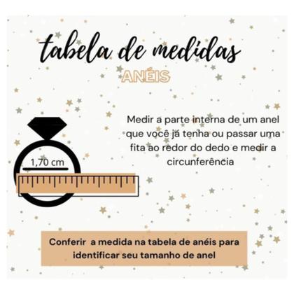 Imagem de Anel Solitario em Prata 950 Com Preda Zirconia