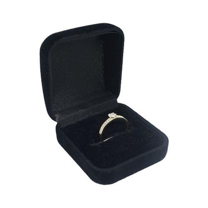 Imagem de Anel Solitário Folheado A Ouro 18K Com 15 Pedras
