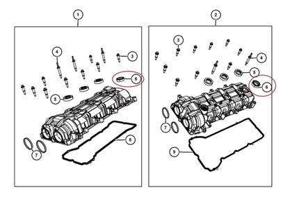 Imagem de Anel Vedação Sensor Fase Durango Journey Gran Caravan 3.6