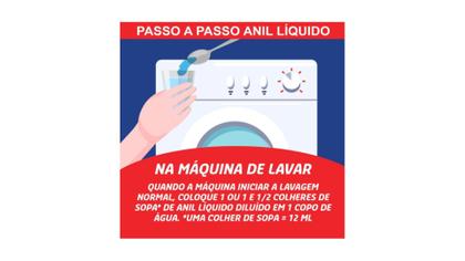 Imagem de Anil Líquido Colman Branqueador De Roupas Pós Lavagem 200ml