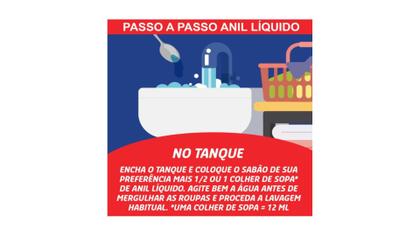 Imagem de Anil Líquido Colman Branqueador De Roupas Pós Lavagem 200ml