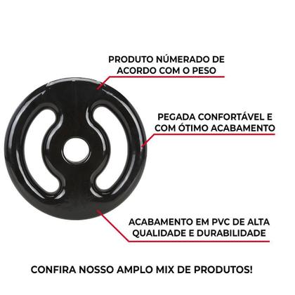 Imagem de Anilha Emborrachada 5 Kg Academia Fitness Musculação