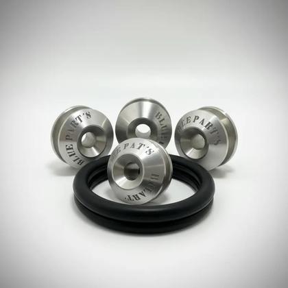 Imagem de Anilha Trava Para-choque Quick Release Rebaixado Kit 4 Pçs