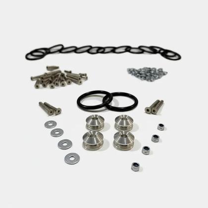 Imagem de Anilha Trava Para-choque Quick Release Rebaixado Kit 4 Pçs