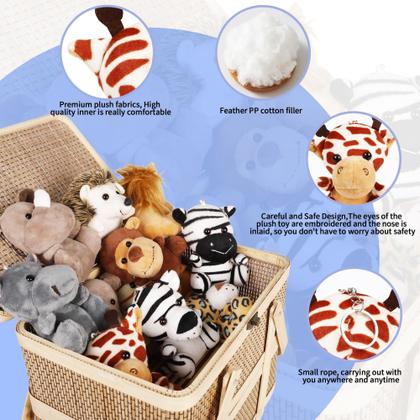 Imagem de Animais de pelúcia Spoilu Small Bulk 24 peças de brinquedos de pelúcia de 11 cm