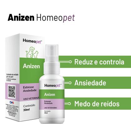 Imagem de Anizen Anti Estresse Agressividade e Medo Cães Gatos 30ml