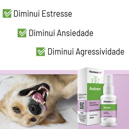 Imagem de Anizen Anti Estresse Agressividade e Medo Cães Gatos 30ml