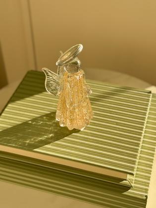 Imagem de Anjo Murano Em Vidro Italy Dourado 15cm - Wolff