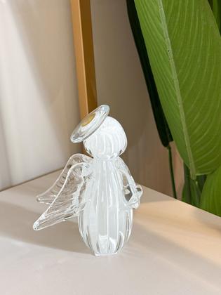Imagem de Anjo Murano Uriel P Quartzo Perola - Labone