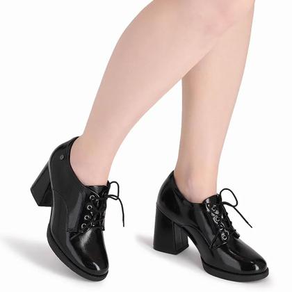 Imagem de Ankle Boot Oxford Feminina Elisete Preto Piccadilly 343002-1