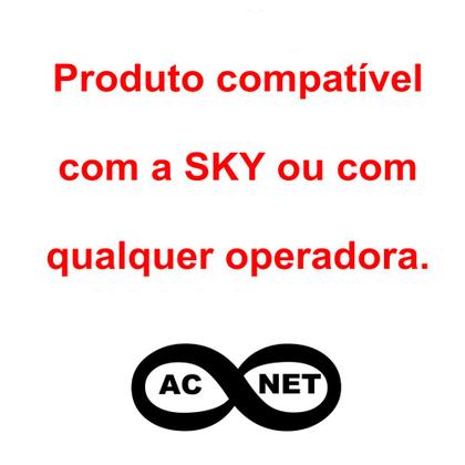 Imagem de Antena Banda KU  + LNB Duplo Universal + 2 Kits de Cabo