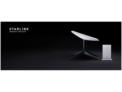 Antena de Internet Via Satélite Starlink Standard Kit com Roteador