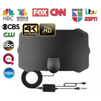 Imagem de Antena Digital Amplificador de Sinal Placa Interna Ativa Para Tv Com Extensor Frequência HDTV UHF 4K