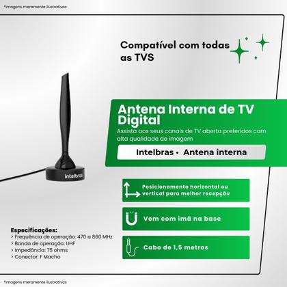 Imagem de Antena Interna de TV Digital AI 1015 UHF/HDTV Intelbras