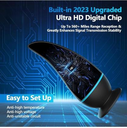 Imagem de Antena Interna Para Tv Digital Amplificada 1080 Hdtv Cabo 3m