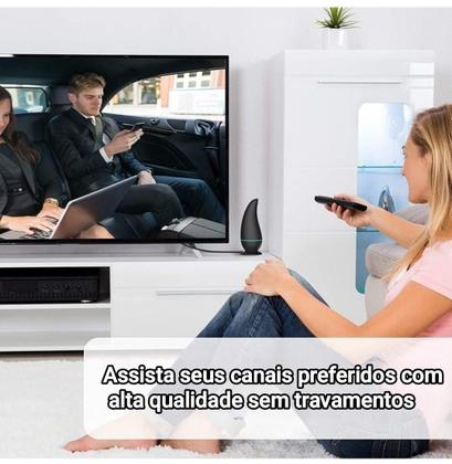 Imagem de Antena Interna Para Tv Digital Amplificada 1080 Hdtv Cabo 3m