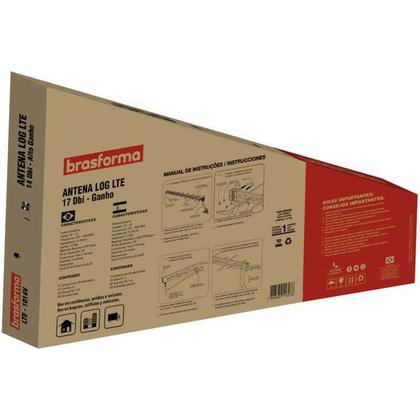 Imagem de Antena Log Lte Uhf 20 Elementos Digital Lte-2017v Brasforma
