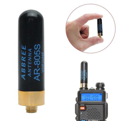 Imagem de Antena Mini Walkie Talkie De Alto Ganho Dual Band SMA Fêmea Para Rádio Amador Baofeng BF-888S UV-5R