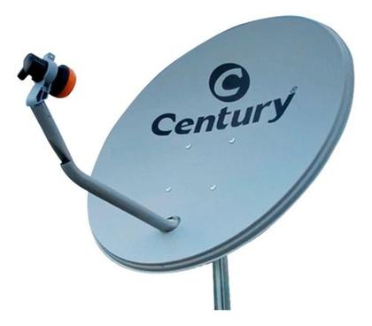 Imagem de Antena Parabólica Century 60cm Banda Ku Com Lnb Duplo MAX