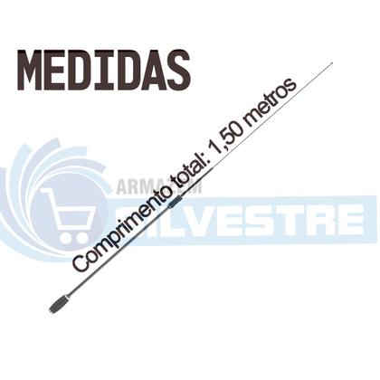 Imagem de Antena Px Bobinada Black Argentina B-2006P Suporte Dianteiro Motorista Scania Parafusos