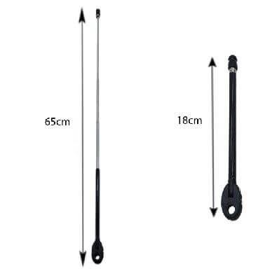 Imagem de Antena Retratil Moto Corta Linha De Pipa Encaixe Retrovisor