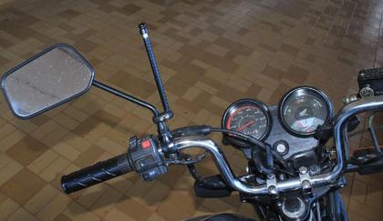 Imagem de Antena Retratil Moto Corta Linha De Pipa Encaixe Retrovisor