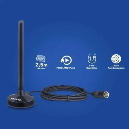 Imagem de Antena Sinal Digital Interna Full Hdtv 4k Aquario Aquário