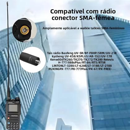 Imagem de Antena Soft Whip SMA-Fêmea NA-771 De Alta Ganho Para Rádio UV-5R Opções De 1/2/5 PCS