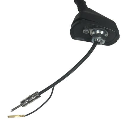Imagem de Antena Teto Traseira Completa Haste Compatível com HB20 Tucson I30 IX35 Amplificada + Extensão 3,80m Caneca x Plug DIN