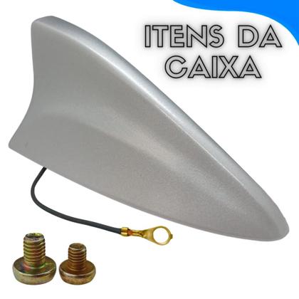 Imagem de Antena Tubarao Automotiva shark carro enfeite esportiva receptiva AM FM Honda civic ford golf nissan celta peugeot fox gol vectra jetta hb20