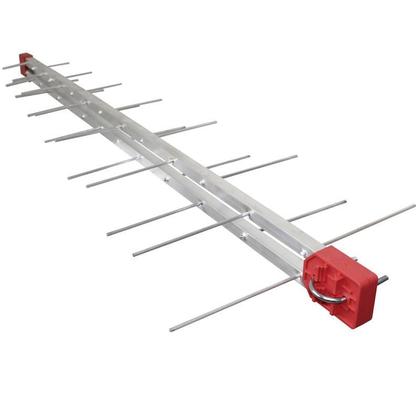 Imagem de Antena Tv Digital 4K Externa Log 28 Elementos Capte e Cabo Coaxial 20m