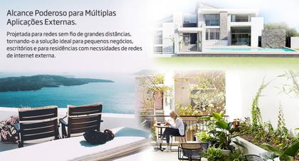 Imagem de Antena Wi-Fi de Uso Externo com Roteador, Repetidor e AP 600mbps, 2.4/5g, PoE, WL-WN570HA1 PRO