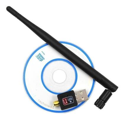 Imagem de Antena Wifi Adaptador Wireless Usb 1200Mbps Ate 150M 802.Iin