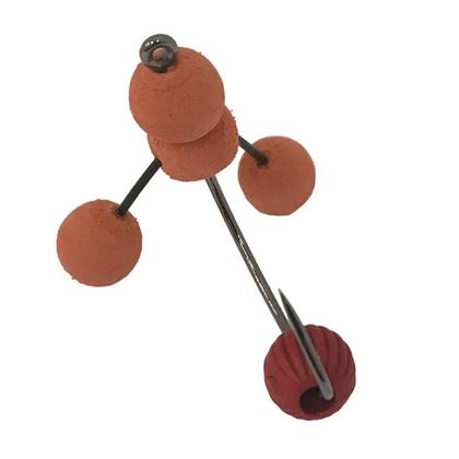 Imagem de Anteninha Tamba 9mm Anzol2/0 Sasame Pitanga Ref.670- Bóias Barão