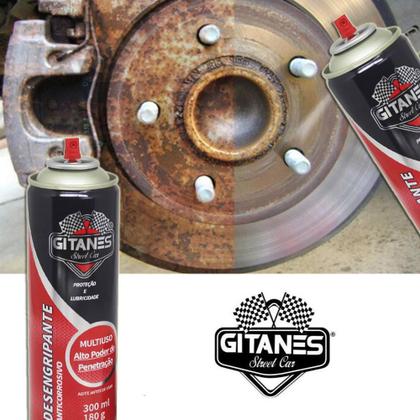 Imagem de Anticorrosivo Desengripante Multiuso Em Spray Gitanes Kit 3