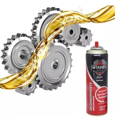 Imagem de Anticorrosivo Desengripante Multiuso Em Spray Gitanes Kit 3