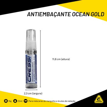 Imagem de Antiembaçante Spray (Anti Fog) Cressi Ocean Gold