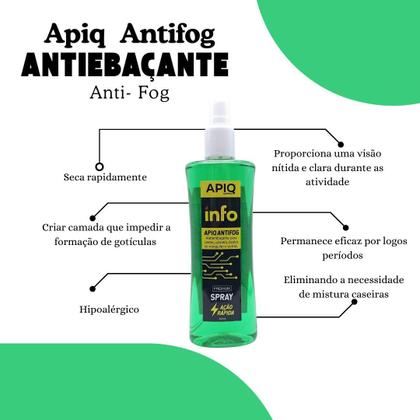 Imagem de Antifog Para Mascara E Óculos De Natação Ante embaçante Spray Com 3 Unidades De 300ml