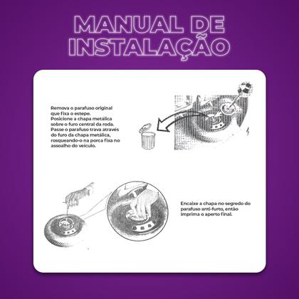 Imagem de Antifurto Mcgard Para Estepe Interno Vw Gol Parati Voyage 2012/2023